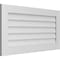 Ekena Millwork Vertical Surface Mount PVC Gable Vent: Non-Functional, w/3-1/2"W x 1"H, Standard Frame, 42"W x 22"H GVPVE42X2201SN - alternate 5